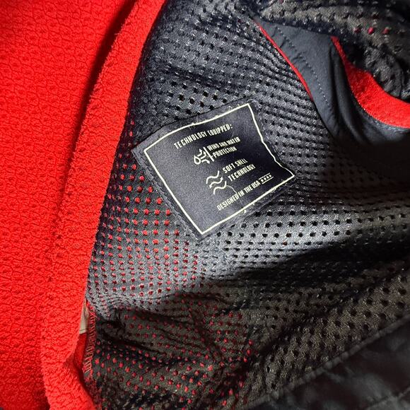 Ariat Women's M Softshell Jacket NCEA Championship Navy Red Equestrian Zip - Picture 6 of 9